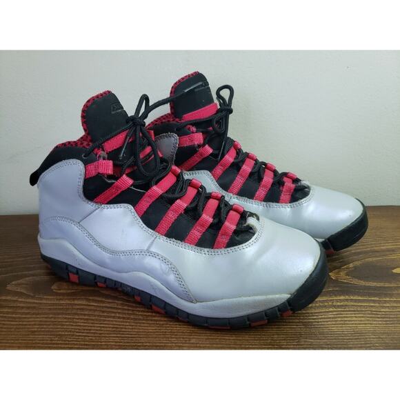 Nike Air Jordan 10 Retro 6y 487211-009 Pink gray - Picture 1 of 12